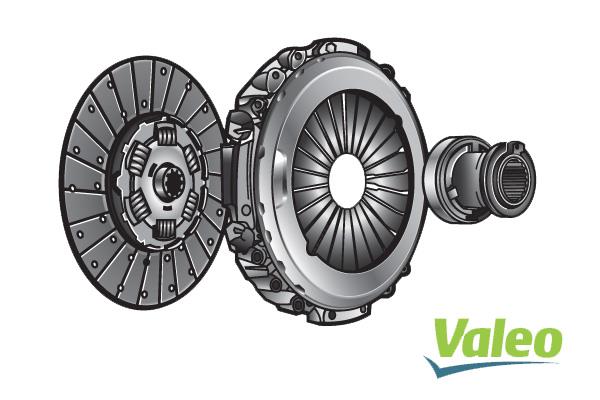 Σετ συμπλέκτη VALEO για RENAULT TRUCKS MASCOTT Platform/Chassis 160.35 (A00100013, A01100013) (2004 - 2010) 156hp ZD3 A 604, DXi 3 Image 0