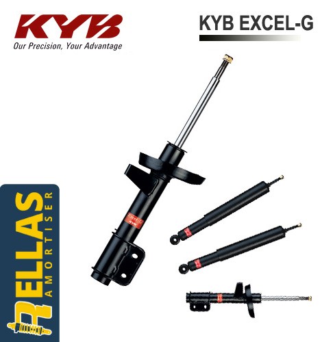 Shock Absorbers for Citroën C3 [51mm] Kayaba Excel G (2009-2015) Image 0