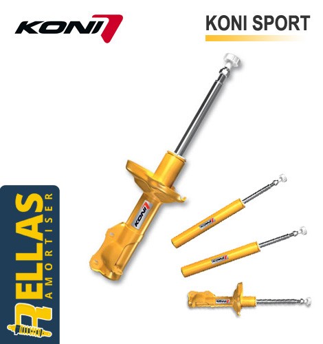 Shock Absorbers for Audi A3 [50mm] Koni Sport (2004-2012) Image 0